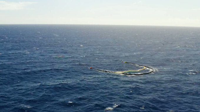 Great Pacific Garbage Patch cleanup is underway